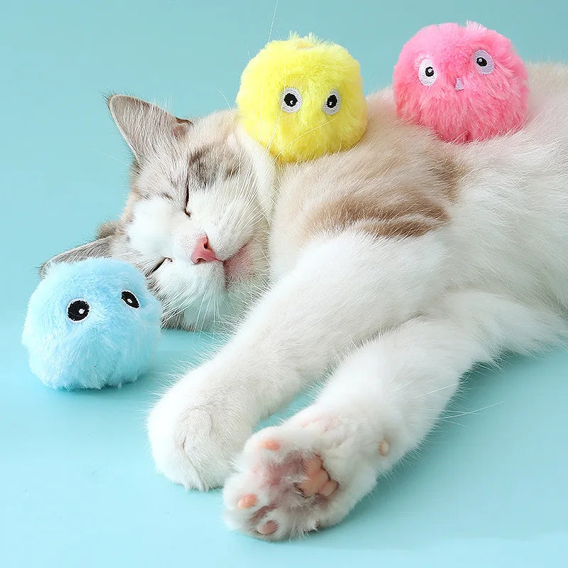 Pack Todo Gatuno: 3 Pelotas + Peine + Cama